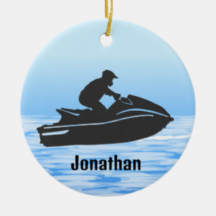 Ornamento de moto acuática personalizado