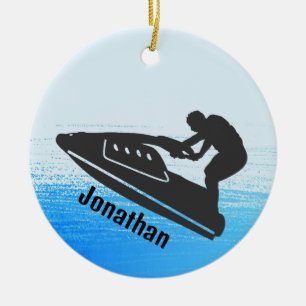Ornamento de moto acuática personalizado