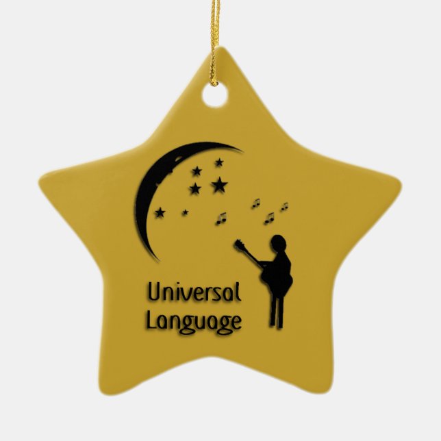 Ornamento de Music the Universal Language Notes (Frente)