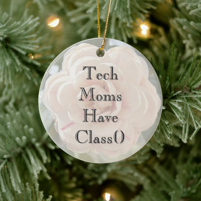 Ornamento de música de tecnología clásica de mamá (Árbol)