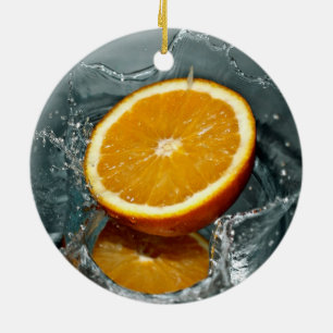 ornamento de naranja Splash