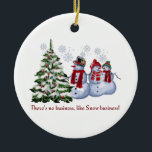 Ornamento de Navidad<br><div class="desc">Bonito adorno navideño de snowman</div>