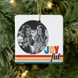 Ornamento de Navidad alegre foto
