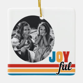 Ornamento de Navidad alegre foto