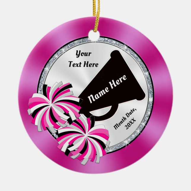 Ornamento de Navidad barato, 3 cajas de texto (Frente)