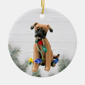 Ornamento de Navidad Black Mouth Cur