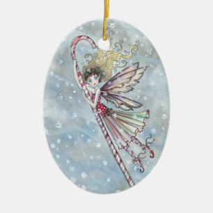 Ornamento de Navidad Candycane Fairy