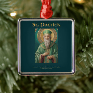 Ornamento de Navidad Católico de San Patricio