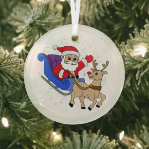 Ornamento de Navidad cerámico