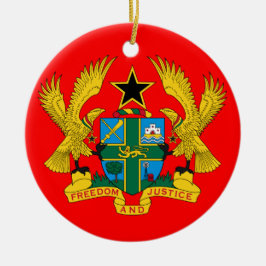 Ornamento de Navidad cerámico de GHANA