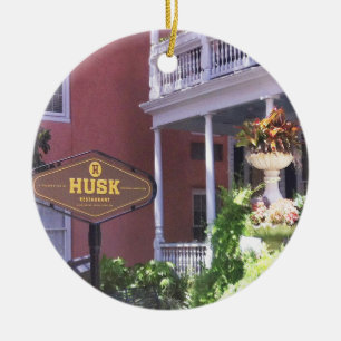 Ornamento de Navidad Charleston, Husk, Charleston