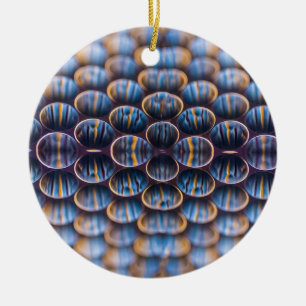 Ornamento de Navidad con diseño de Honeycomb