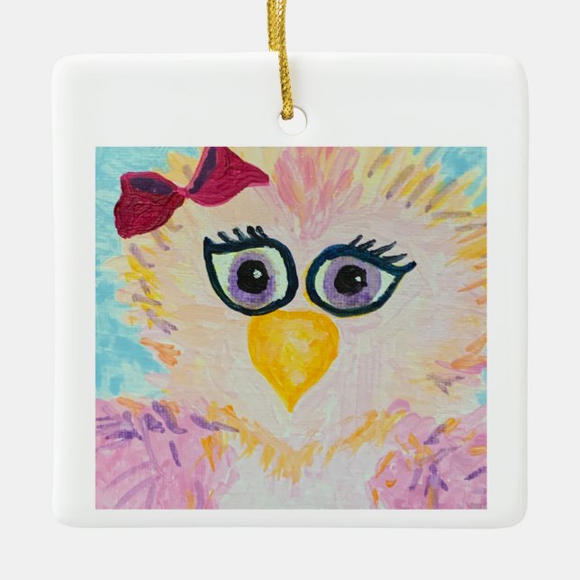 Ornamento de Navidad con Tiny Taca (Anverso)