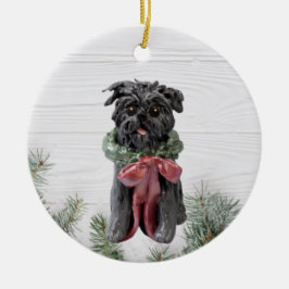 Ornamento de Navidad de Affenpinscher
