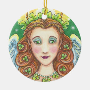 ORNAMENTO DE NAVIDAD DE ANGEL IRLANDÉS
