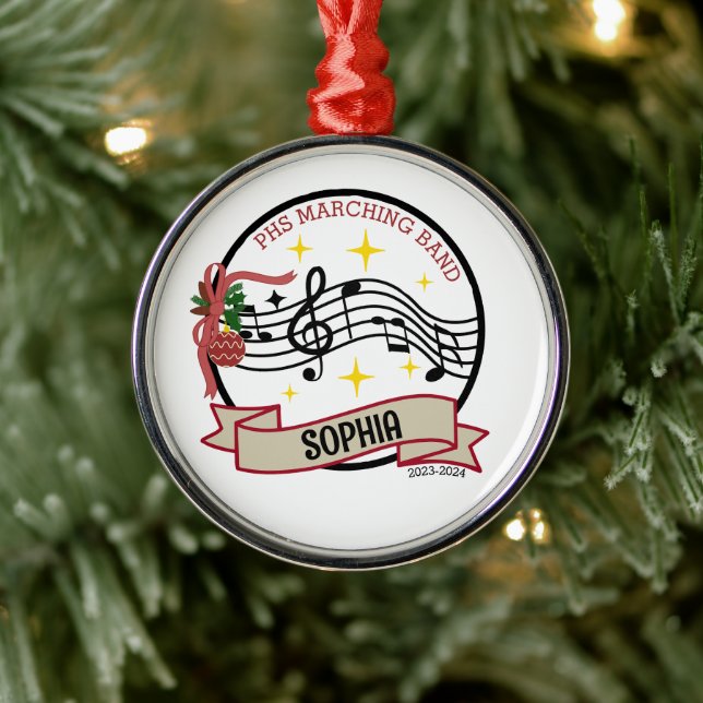 Ornamento de Navidad de Banda Marchante (Árbol)