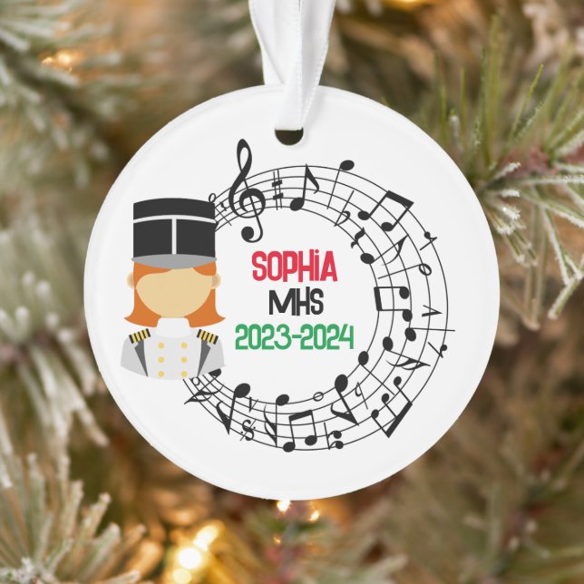 Ornamento de Navidad de Banda Marchante (Árbol)