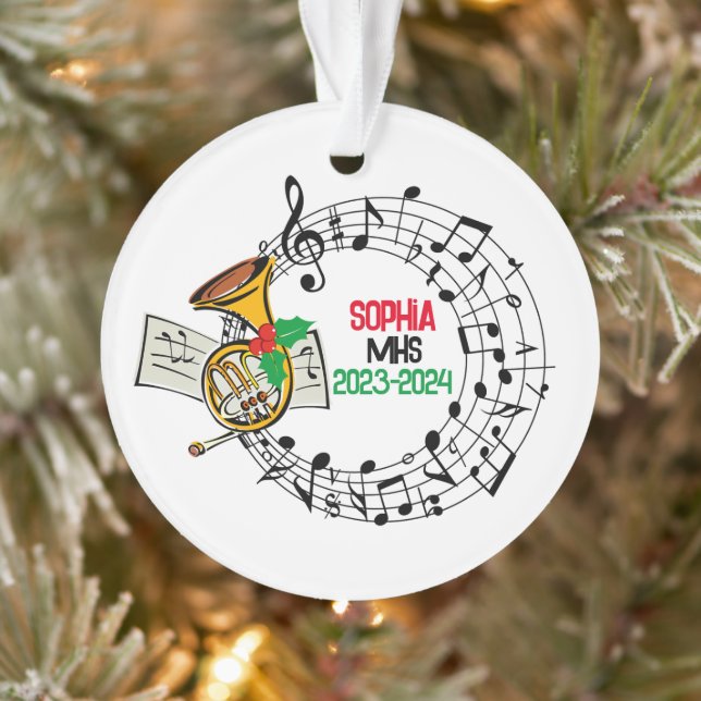 Ornamento de Navidad de Banda Marchante (Árbol)