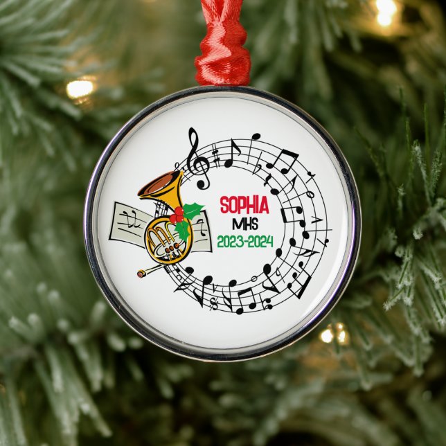 Ornamento de Navidad de Banda Marchante (Árbol)