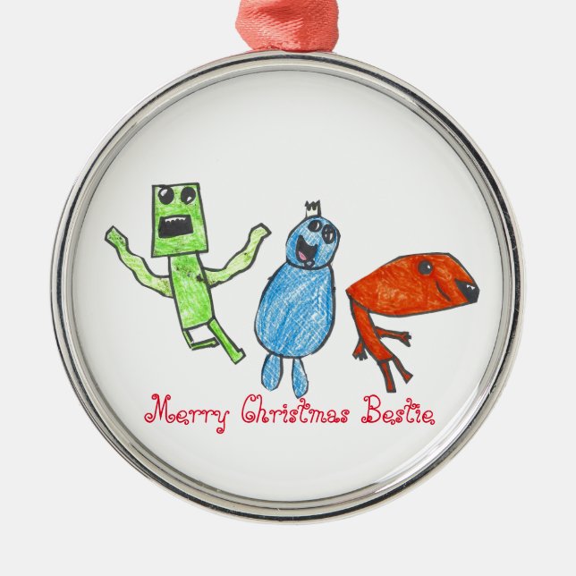 Ornamento de Navidad de Bestie4You (Frente)