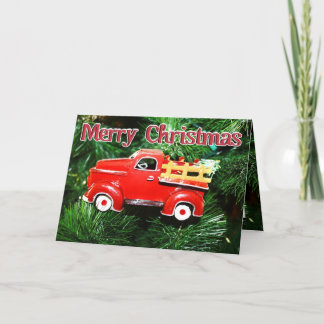 Ornamento de Navidad de Camión Rojo 4