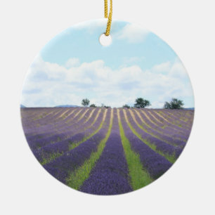 Ornamento de Navidad de campo Lavender