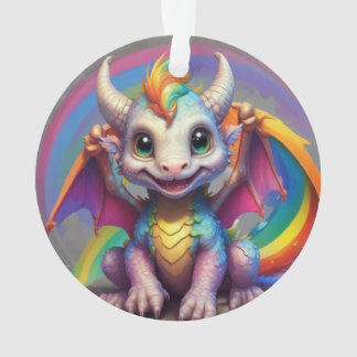 Ornamento de Navidad de Cute Dragon