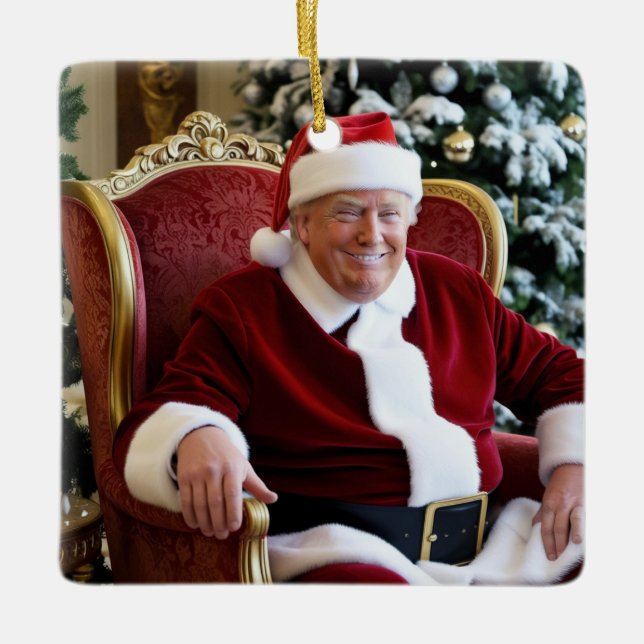 Ornamento de Navidad de Donald Trump (Anverso)