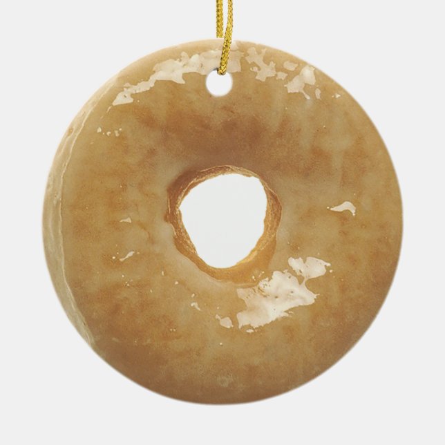 Ornamento de Navidad de Donut Yummy (Frente)