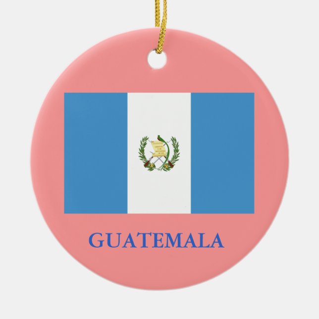 Ornamento de Navidad de GUATEMALA* (Frente)