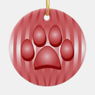 Ornamento de Navidad de Huesos y Papas de Perro Ro