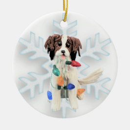 Ornamento de Navidad de Kooikerhondje