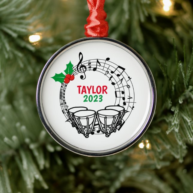 Ornamento de Navidad de la Banda de Marcha Timpani (Árbol)
