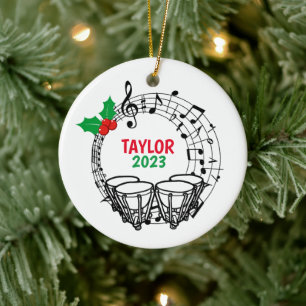 Ornamento de Navidad de la Banda de Marcha Timpani