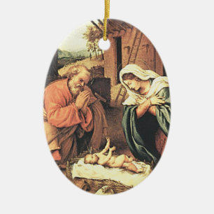 Ornamento de Navidad de la Familia Santa
