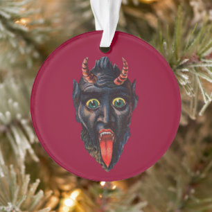 Ornamento de Navidad de la Ronda de Krampus