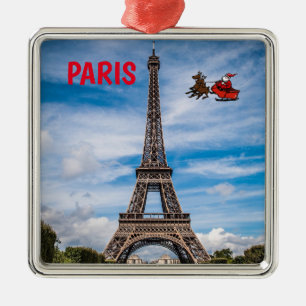 Ornamento de Navidad de la Torre Eiffel