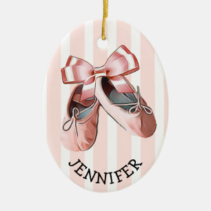 Ornamento de Navidad de las zapatillas de ballet p