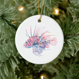 Ornamento de Navidad de Lionfish