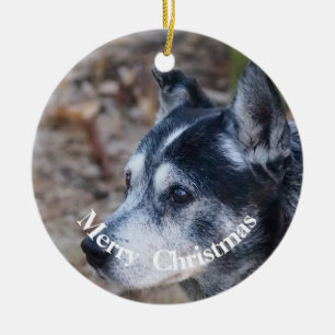 Ornamento de Navidad de mi perro