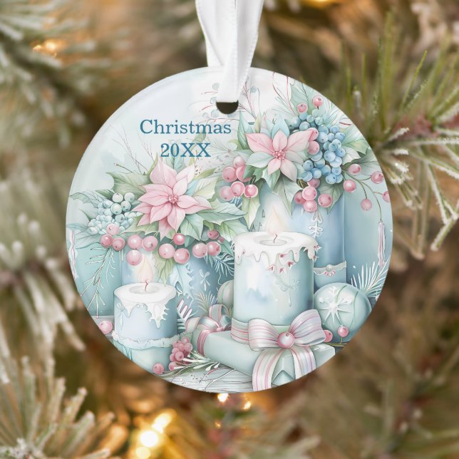Ornamento de Navidad de Pastel de Vintage (Árbol)