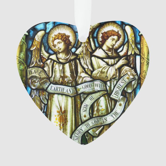 Ornamento de Navidad de Peace on Earth Angels (Anverso)