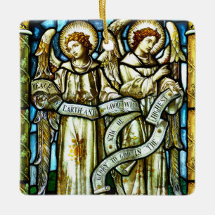 Ornamento de Navidad de Peace on Earth Angels