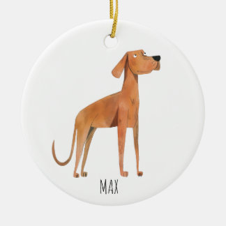 Ornamento de Navidad de perro