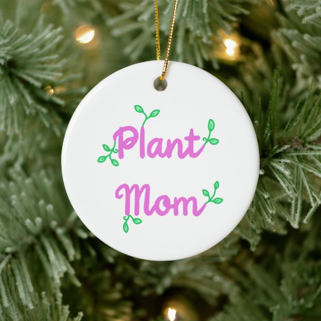 Ornamento de Navidad de Plant Mom (Árbol)