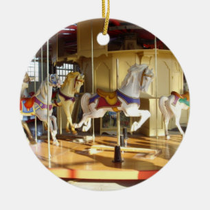 Ornamento de Navidad de Pottstown Carousel