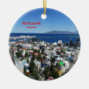 Ornamento de Navidad de Reykjavik