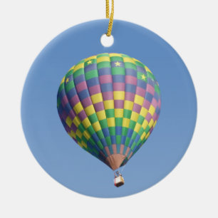 Ornamento de Navidad de StarLite Hot Air Balloon