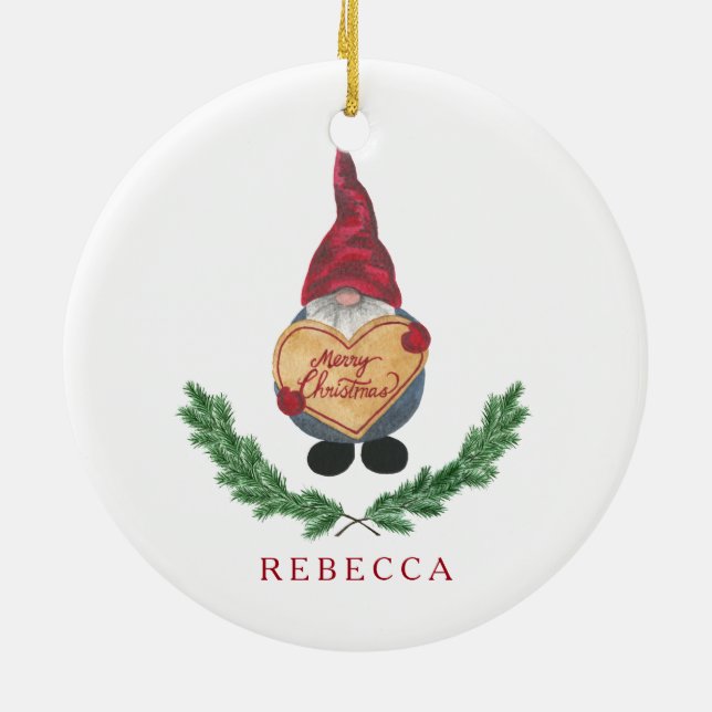 Ornamento de Navidad de Tomten (Atrás)