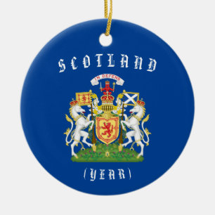 Ornamento de Navidad de viaje a Escocia